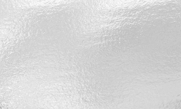 Foglia Lucida Carta Stagnola Argento Sfondo Texture — Foto Stock