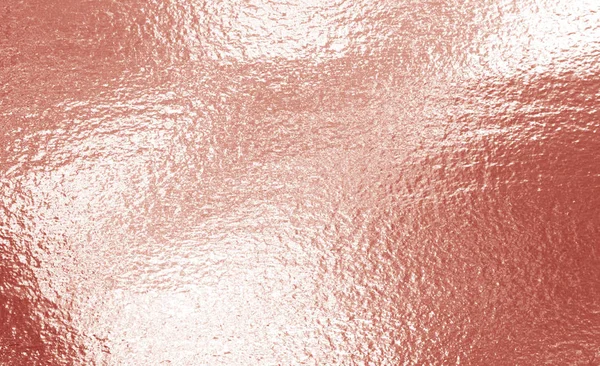 Roségold Folie Textur Hintergrund Abstrakt Rot Metallisch Blatt — Stockfoto