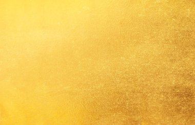 Parlak sarı yaprak altın folyo dokusu arka plan