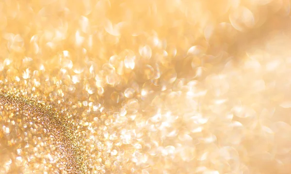Золотий Різдвяний Фон Анотація Блимає Яскравим Фоном Боке Розфокусованим Золотим — стокове фото
