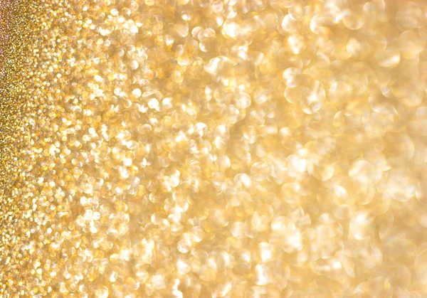 金祭のクリスマスの背景 概要明るい背景をぼっくりとした金色の光で照らす — ストック写真