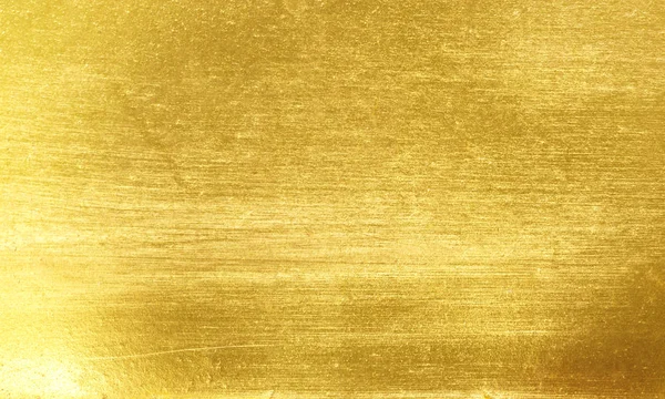 Glänzend Gelb Blatt Goldfolie Textur Hintergrund — Stockfoto