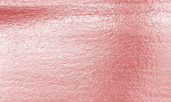 Rose Gold Folha Textura Fundo Abstrato Vermelho Metálico Folha — Fotografia de Stock