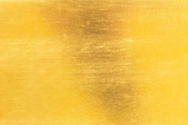 Parlak sarı yaprak altın folyo dokusu arka plan