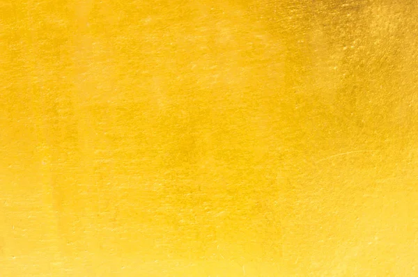 Fényes Sárga Levél Arany Fólia Textúra Háttér — Stock Fotó