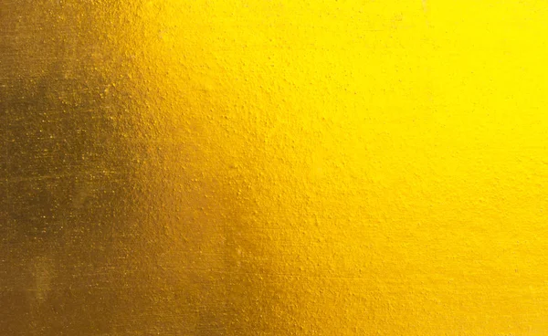 Texture métallique dorée brillante feuille jaune — Photo