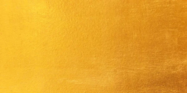Texture métallique dorée brillante feuille jaune — Photo