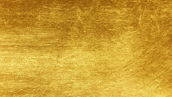 Oro metal cepillado fondo — Foto de Stock