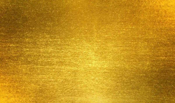 Oro metal cepillado fondo — Foto de Stock