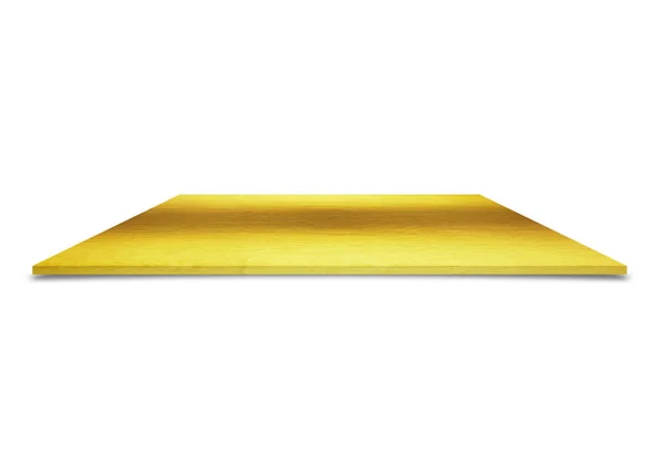 Placas de metal dourado — Fotografia de Stock