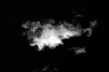 Sis veya duman izole edilmiş şeffaf özel efekt.