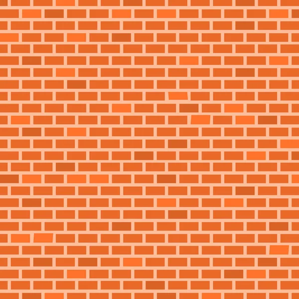 Brick Wall Arrière-plan. Orange, Brown Colors. Illustration vectorielle pour votre design . — Image vectorielle