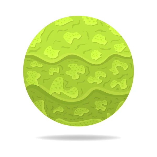 Διάνυσμα μαγική σφαίρα με τη σκιά. Πράσινη μπάλα αφηρημένη. Επίδραση του χαρτιού. Εικονογράφηση φορέα για το σχεδιασμό, Web. — Διανυσματικό Αρχείο
