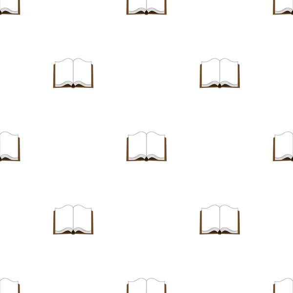 Χωρίς Ραφές Καφέ Βιβλία Λευκό Φόντο Απεικόνιση Διάνυσμα Για Σχεδιασμό — Διανυσματικό Αρχείο