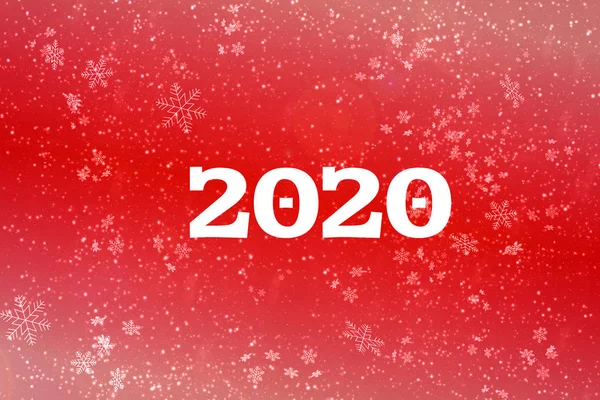 Ano Novo 2020 Composição Ano Novo Conceito Ano Novo Inscrição — Fotografia de Stock