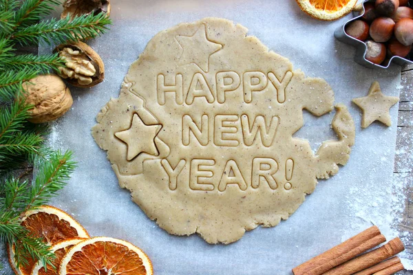 Pâtisseries Noël Gâteaux Faits Maison Biscuits Pour Nouvelle Année Noël — Photo