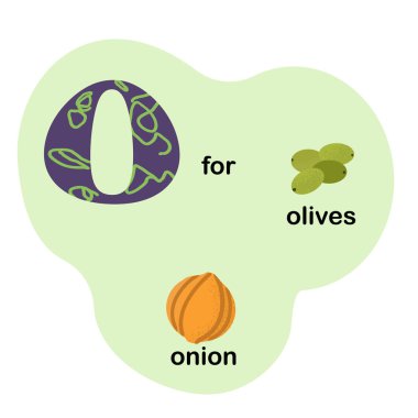 Çocuk Yazı Tipi 'nin düz bir çizimi. Çok renkli bir set..