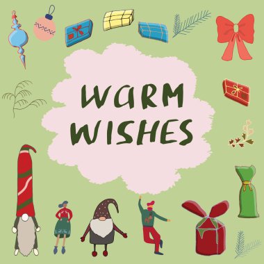 Bir not ile şenlikli karakter çizimi.