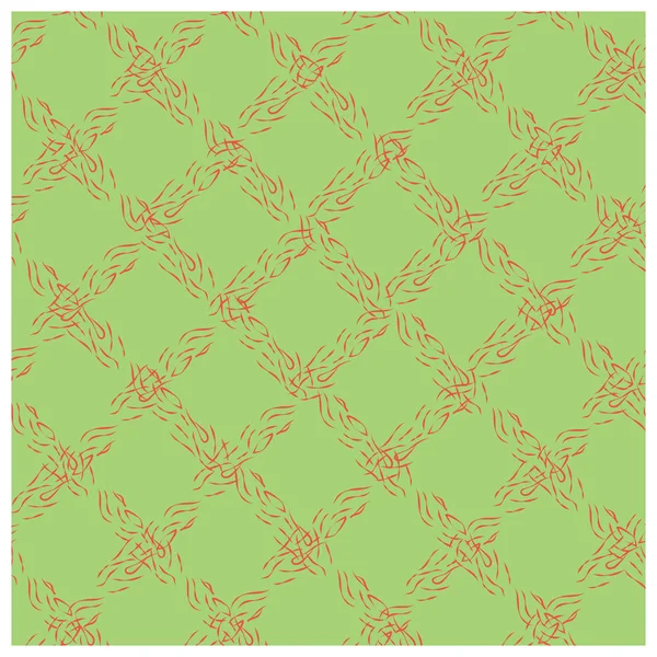 Impression animale motif sans fin sur vert pastel . — Image vectorielle