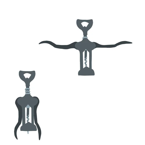 Wing corkscrew illustration — ストックベクタ