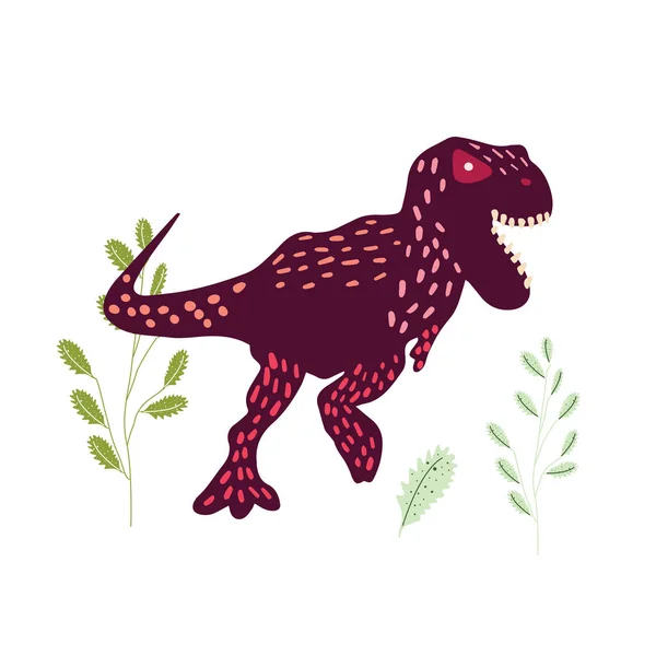 Tyrannosaurus rex ilustración — Archivo Imágenes Vectoriales