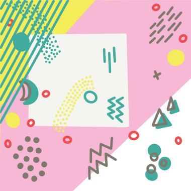 Modaya uygun tasarım için yaz pop renkleri arka plan