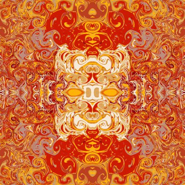 Turuncu ve kırmızı mermer efektillüstrasyon.