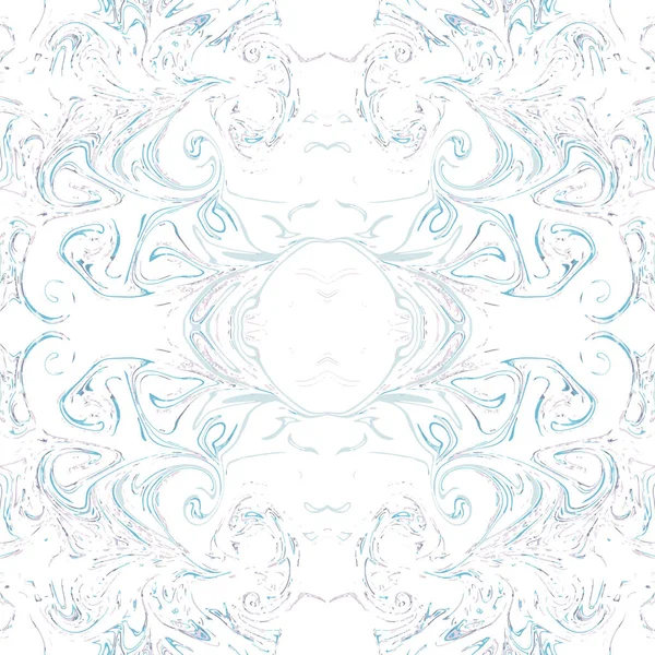 Illustration mit weißem und blauem Marmor. — Stockvektor