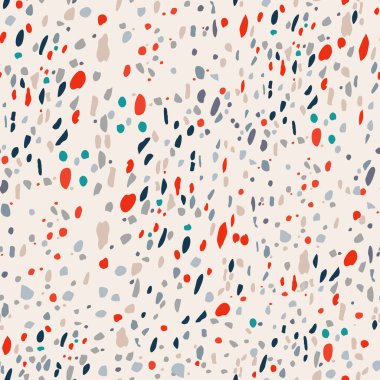 Terrazzo modayı açık renklerde kusursuz desen.