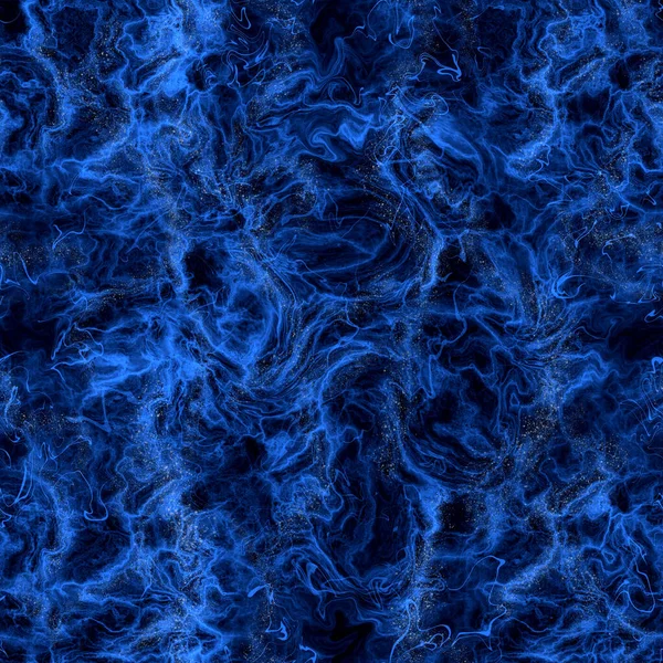 Інтенсивний Синій Аква Блакитним Мармуром Абстрактна Фонова Текстура Мармурові Кам — стокове фото