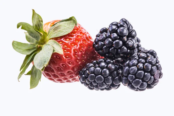 Blackberry Strawberry Fruit — Stock Photo, Image