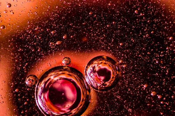 Oil Droplets Dissolved Water — Stock Photo, Image