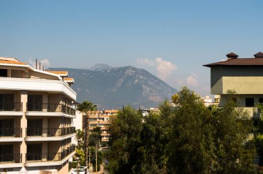 Bir arka plan Dağları'nın evler