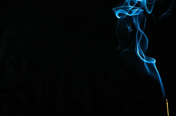 Καπνός Μαύρο Φόντο Αφαίρεση — Φωτογραφία Αρχείου