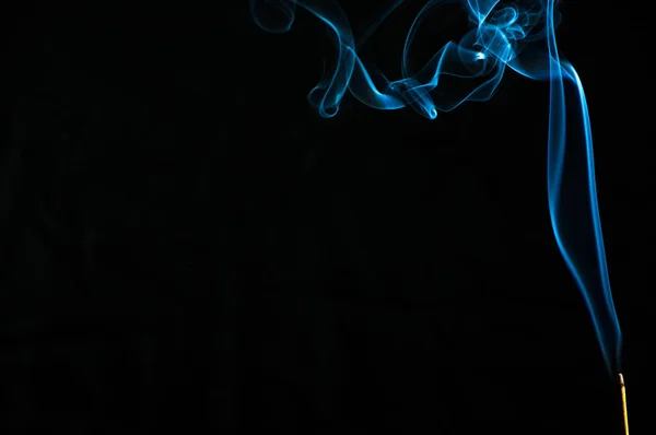 Smoke Black Background Abstraction — Stock Photo, Image