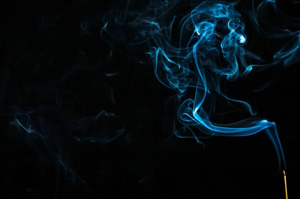 Smoke Black Background Abstraction — Stock Photo, Image