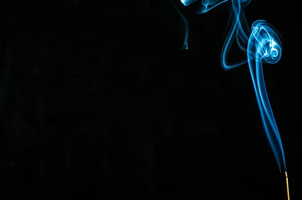 Smoke Black Background Abstraction — Stock Photo, Image