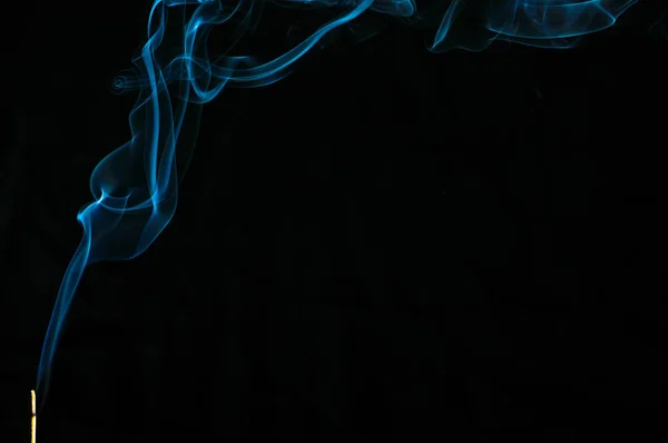 Smoke Black Background Abstraction — Stock Photo, Image