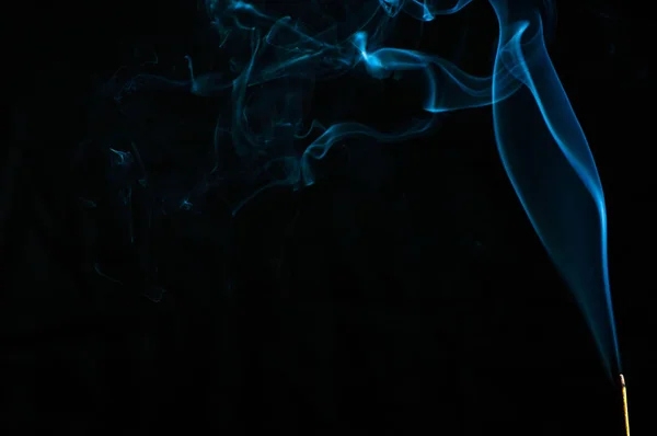 Smoke Black Background Abstraction — Stock Photo, Image