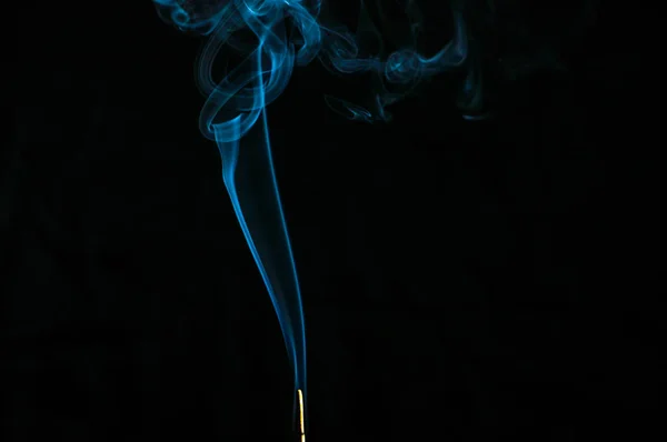 Smoke Black Background Abstraction — Stock Photo, Image