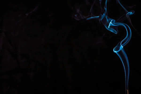 Smoke Black Background Abstraction — Stock Photo, Image