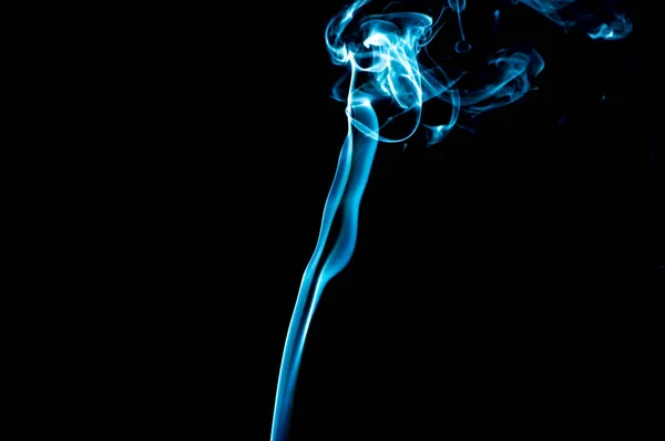 Smoke Black Background Abstraction — ストック写真