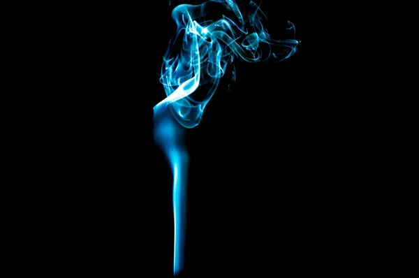 Fumo Fondo Nero Abstrazione — Foto Stock