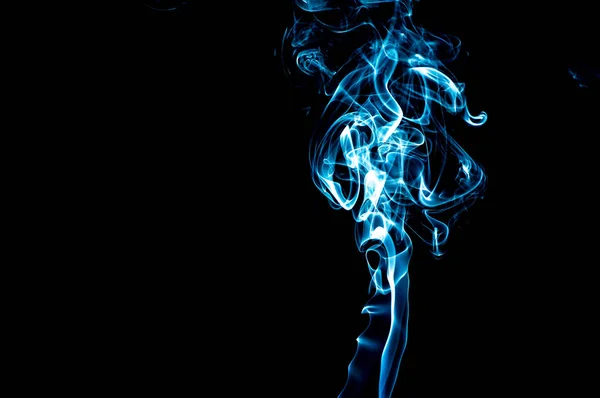 Smoke Black Background Abstraction — ストック写真