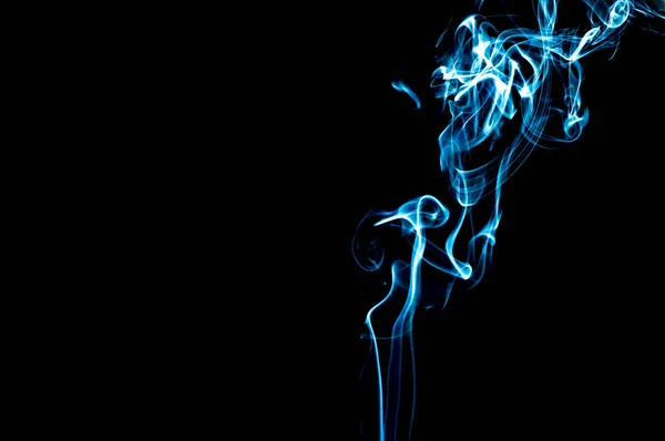 Smoke Black Background Abstraction — ストック写真