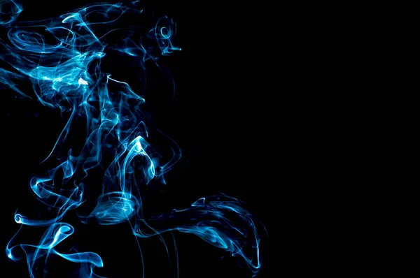 Smoke Black Background Abstraction — ストック写真