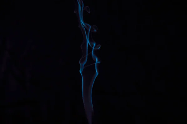 Smoke Black Background Abstraction — Stock Photo, Image