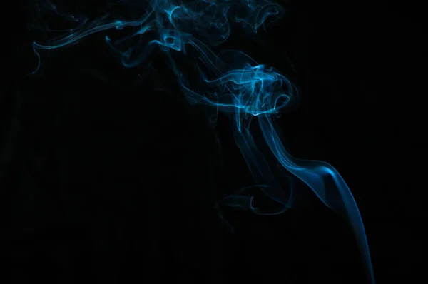 Smoke Black Background Abstraction — ストック写真