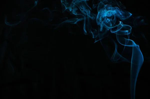 Smoke Black Background Abstraction — Stock Photo, Image