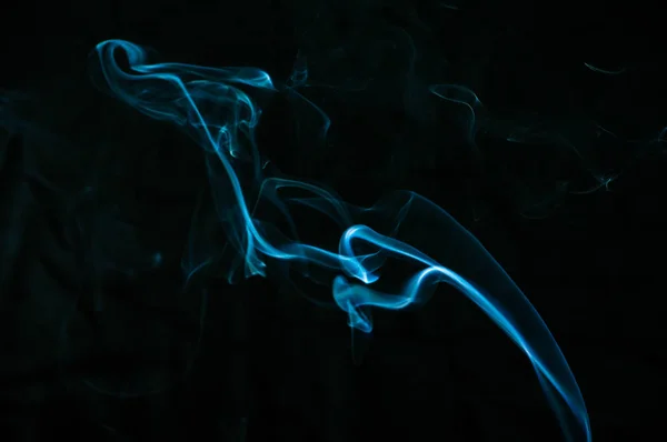 Smoke Black Background Abstraction — Stock Photo, Image